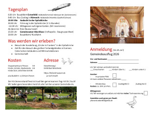 Anmeldung (Einladung Teil 2)